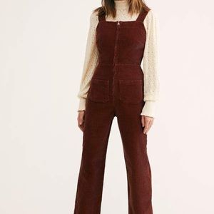 Free People Luna Cord One-Piece Jumpsuit- Sold Out